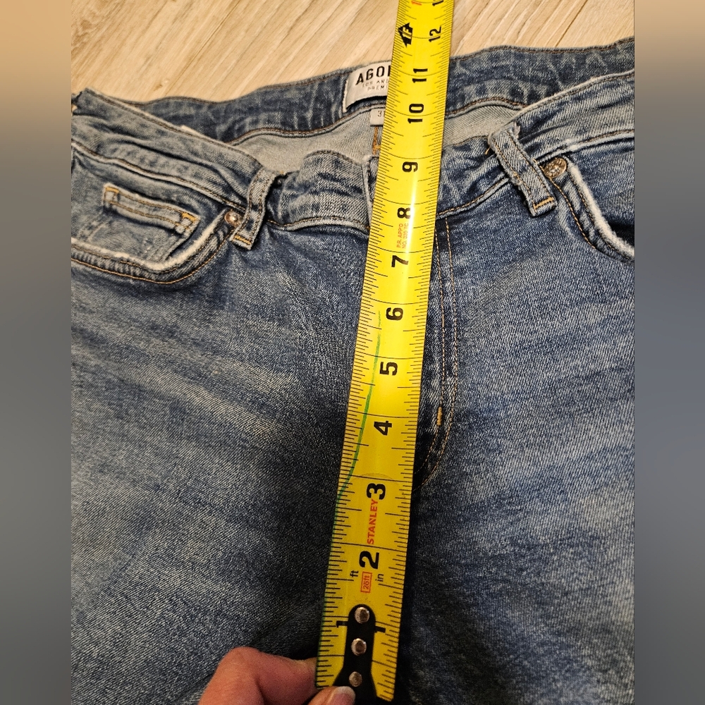 Vintage AGOLDE Lara Distressed Jeans "Badlands" Wash Women's 31 - Picture 8 of 13